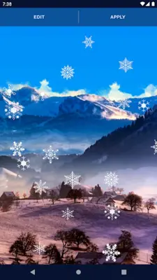 Winter Forest Snow Wallpapers android App screenshot 0