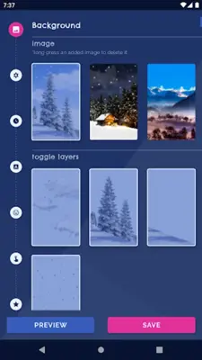 Winter Forest Snow Wallpapers android App screenshot 5